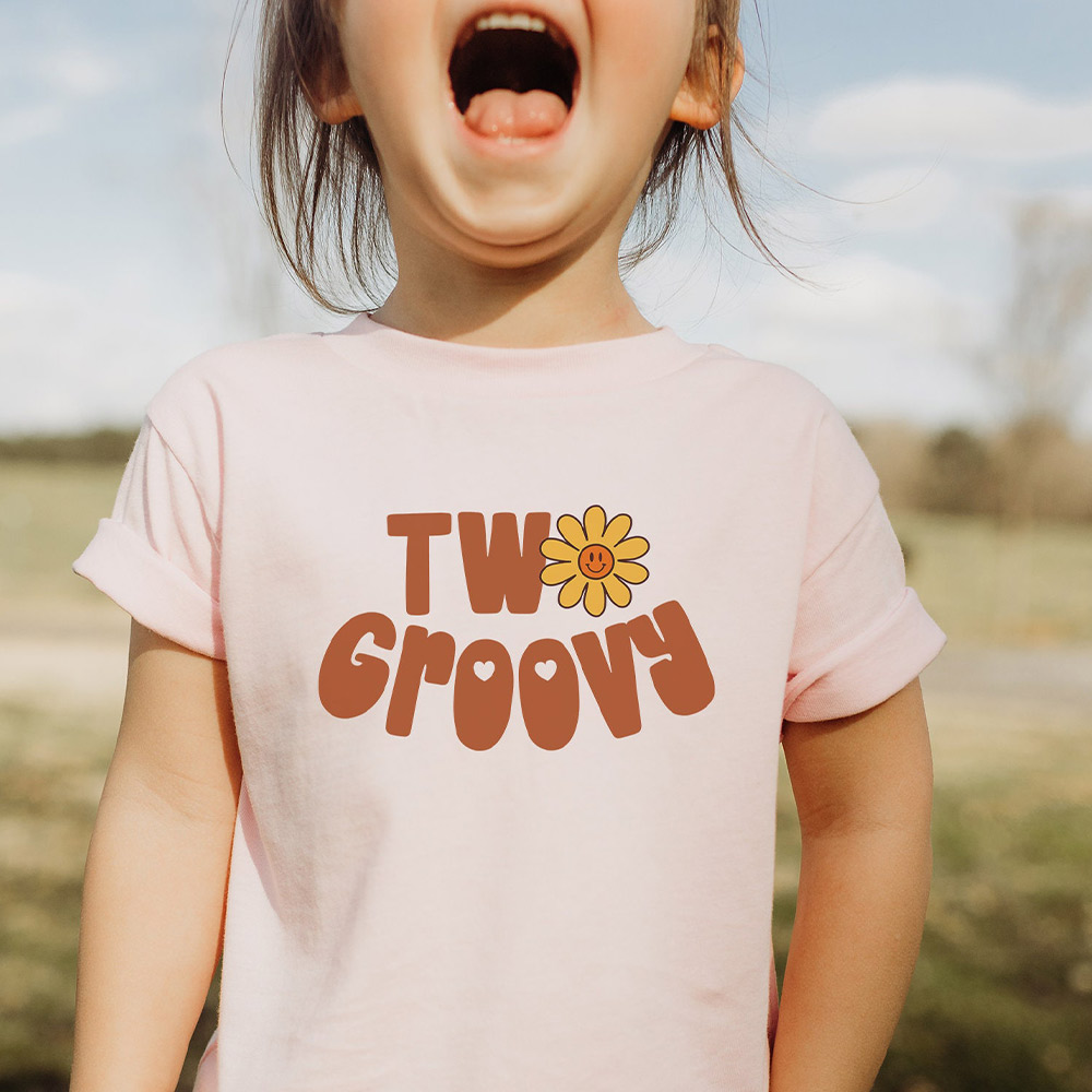Two Groovy 2nd Birthday Shirt