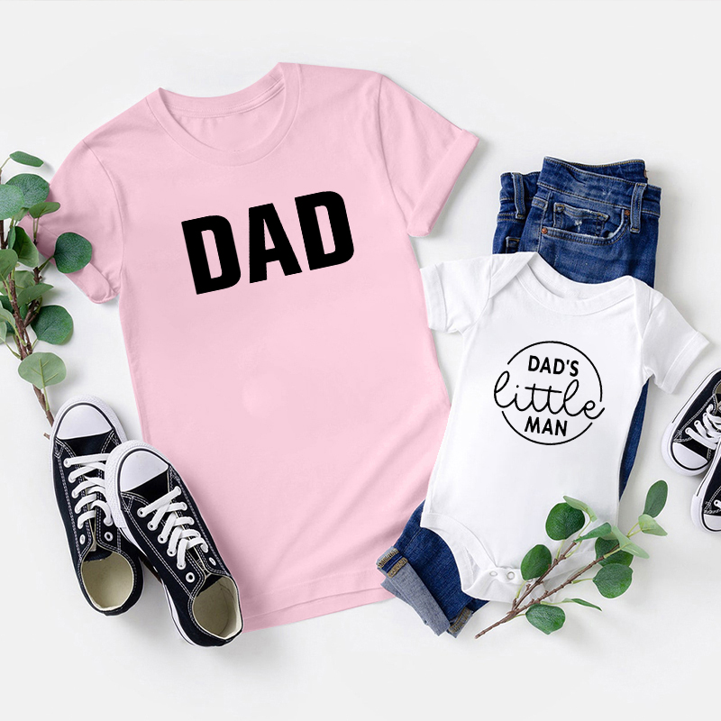 Dad's Little Man T-Shirts For Dad And Me