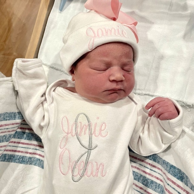Personalized Baby Girl Bow-Knot Rompers