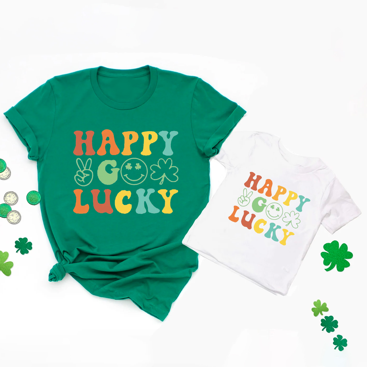 Happy Lucky St. Patrick's Day Family Matching Shirt