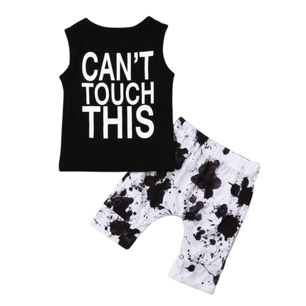 Can't Touch This Boy's Summer Tank Set