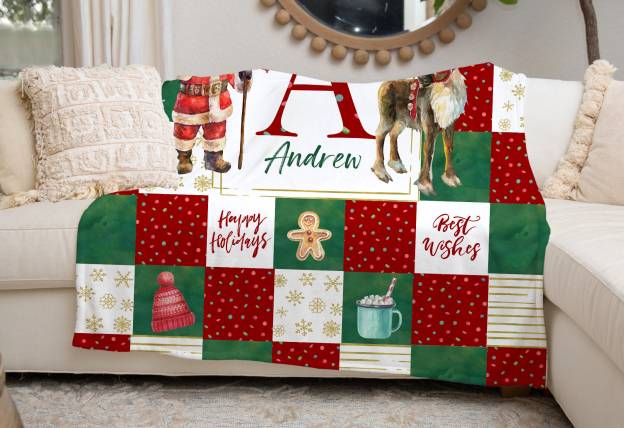Christmas Santa Baby Blanket