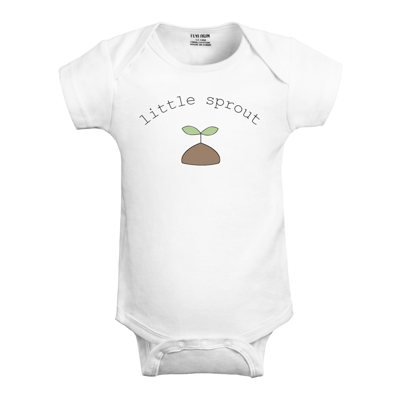 3 Colors Little Sprout Baby Bodysuit