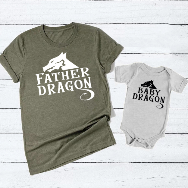 Dragon Family Mom&Me Shirt