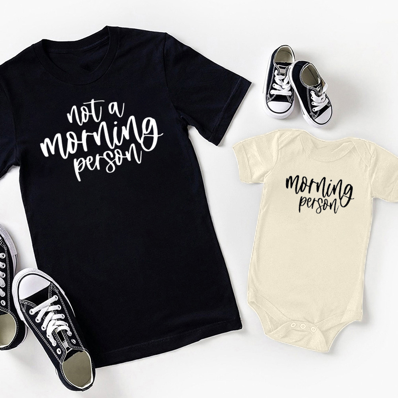 Morning Person Mom&Me Shirt