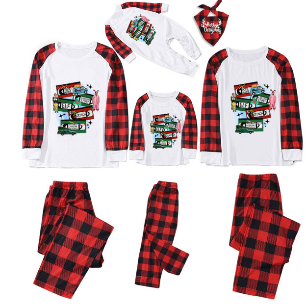 Christmas Music Cassette Family Matching Pajamas