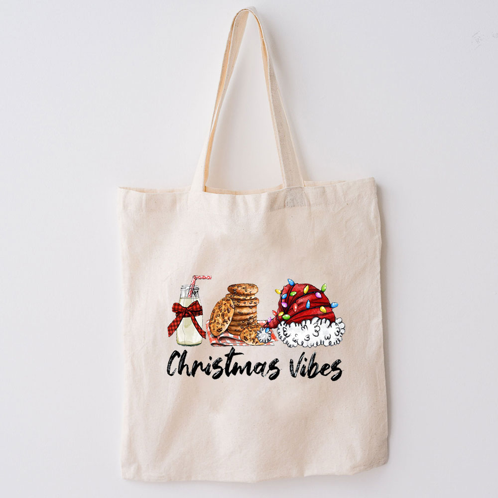 Cookie Vibes Christmas Tote Bag