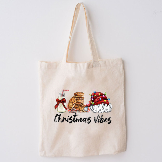 Cookie Vibes Christmas Tote Bag