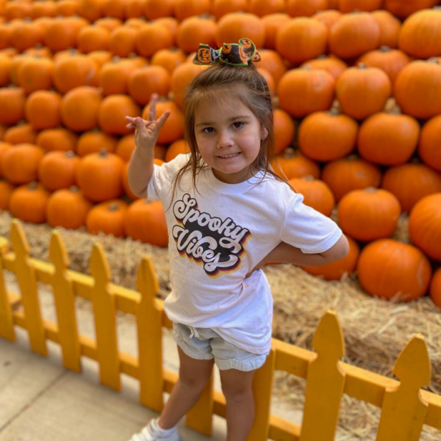Spooky Vibes Kids Halloween Tee