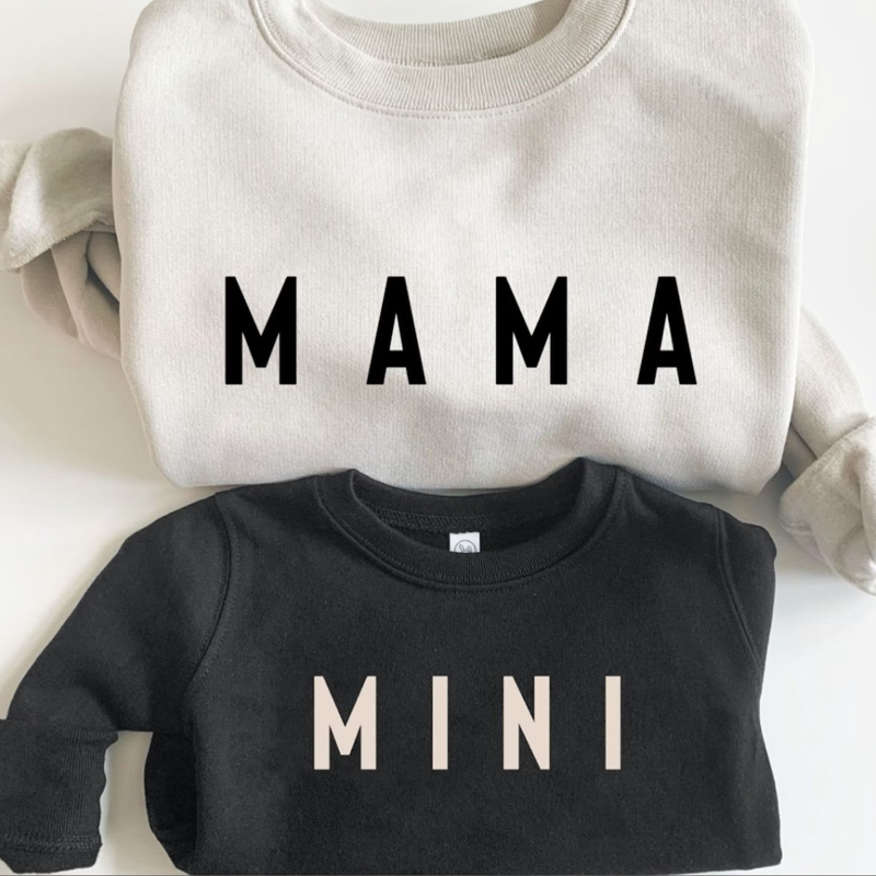 Mama and mini Family Matching Sweatshirts