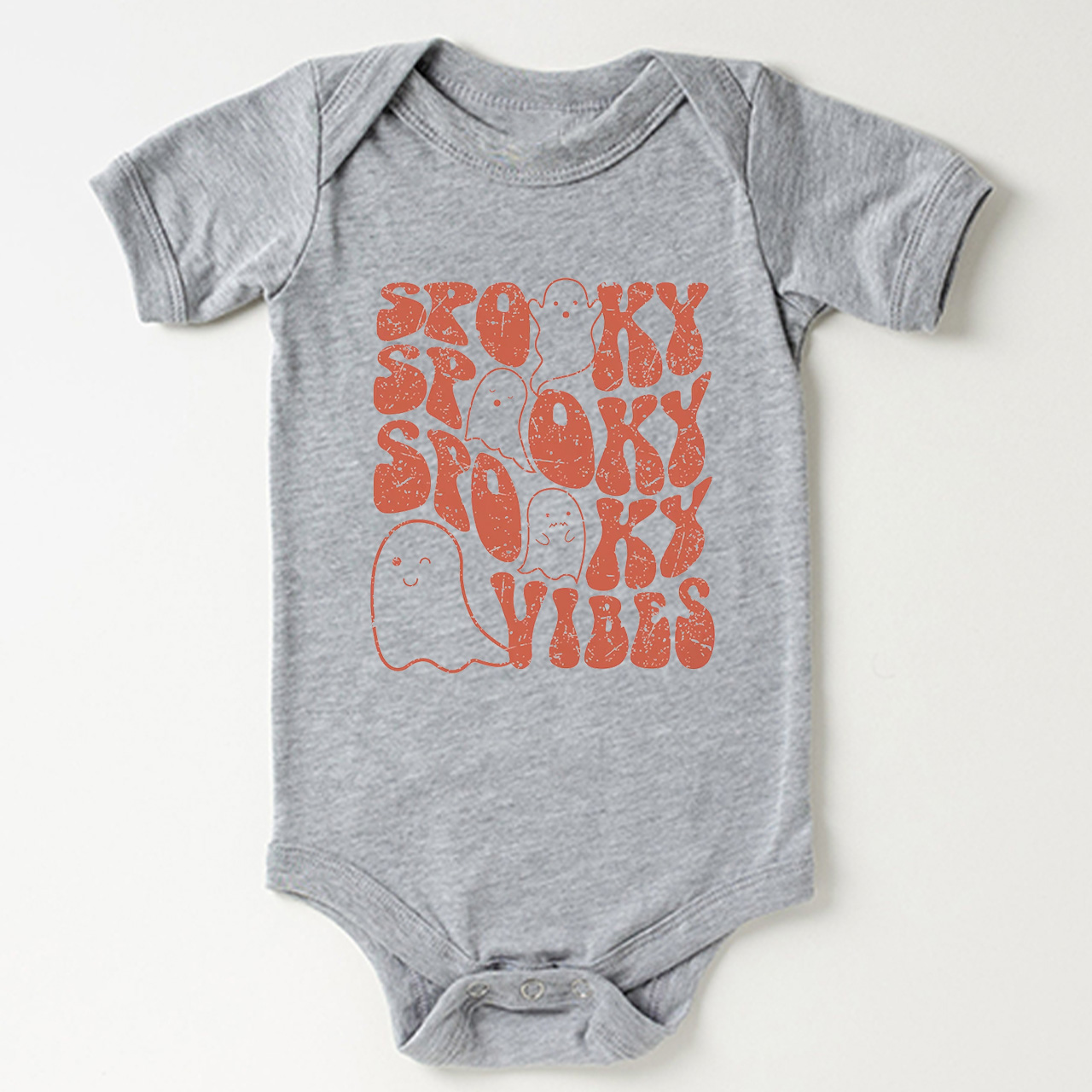 Spooky Vibes Retro Baby Bodysuit