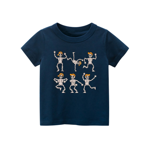 Dancing Skeleton Halloween Shirts For Kids