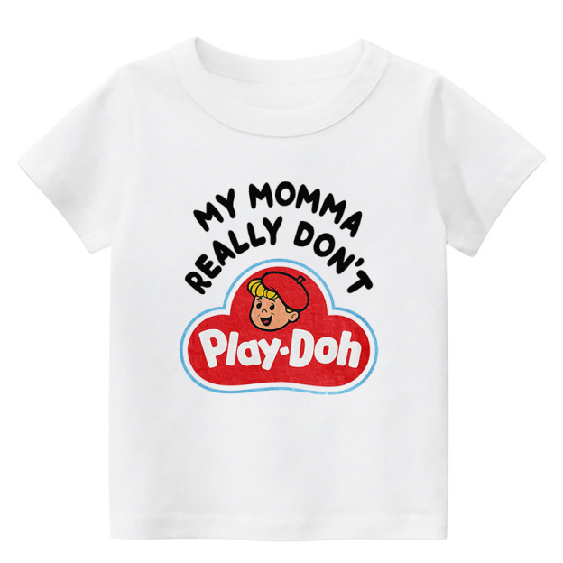 My Momma Really Don't Play-Doh Kids T-Shirt