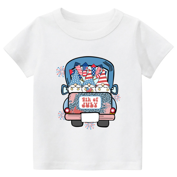 4th Of July Truck Toddler Tees