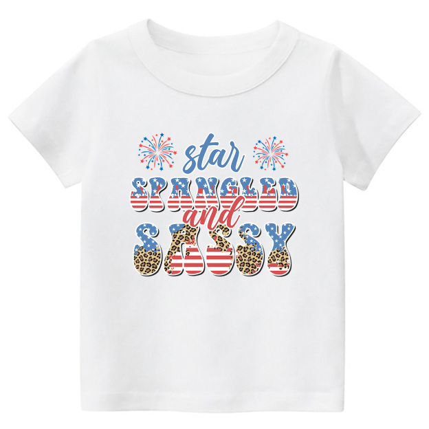 Star Spangled And Sassy Retro Toddler Tees