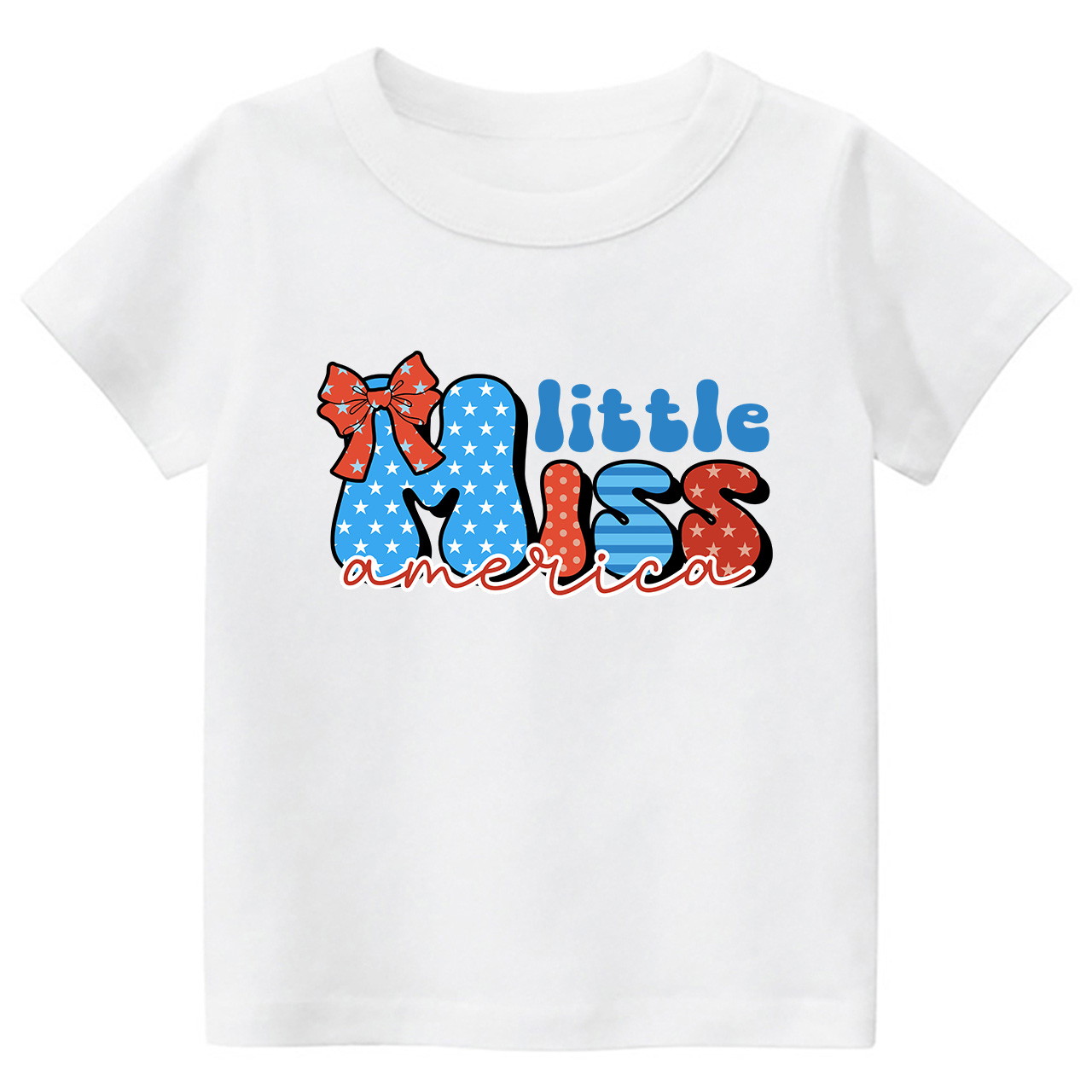 Little Miss America Retro Toddler Tees