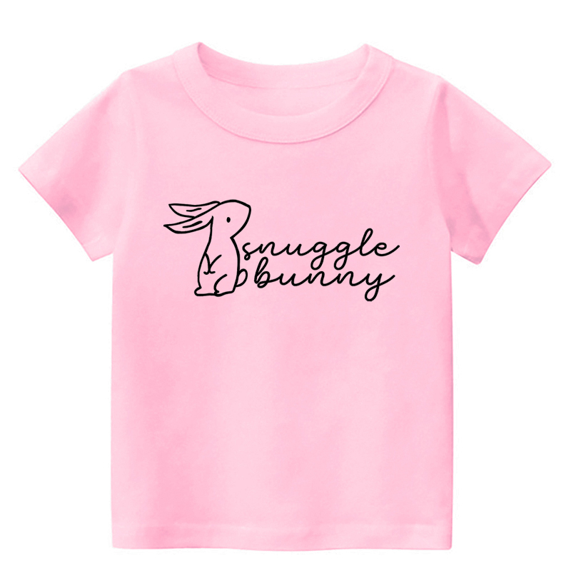 Cute Snuggle Bunny Easter Kids T-Shirt