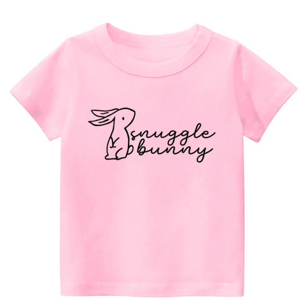 Cute Snuggle Bunny Easter Kids T-Shirt