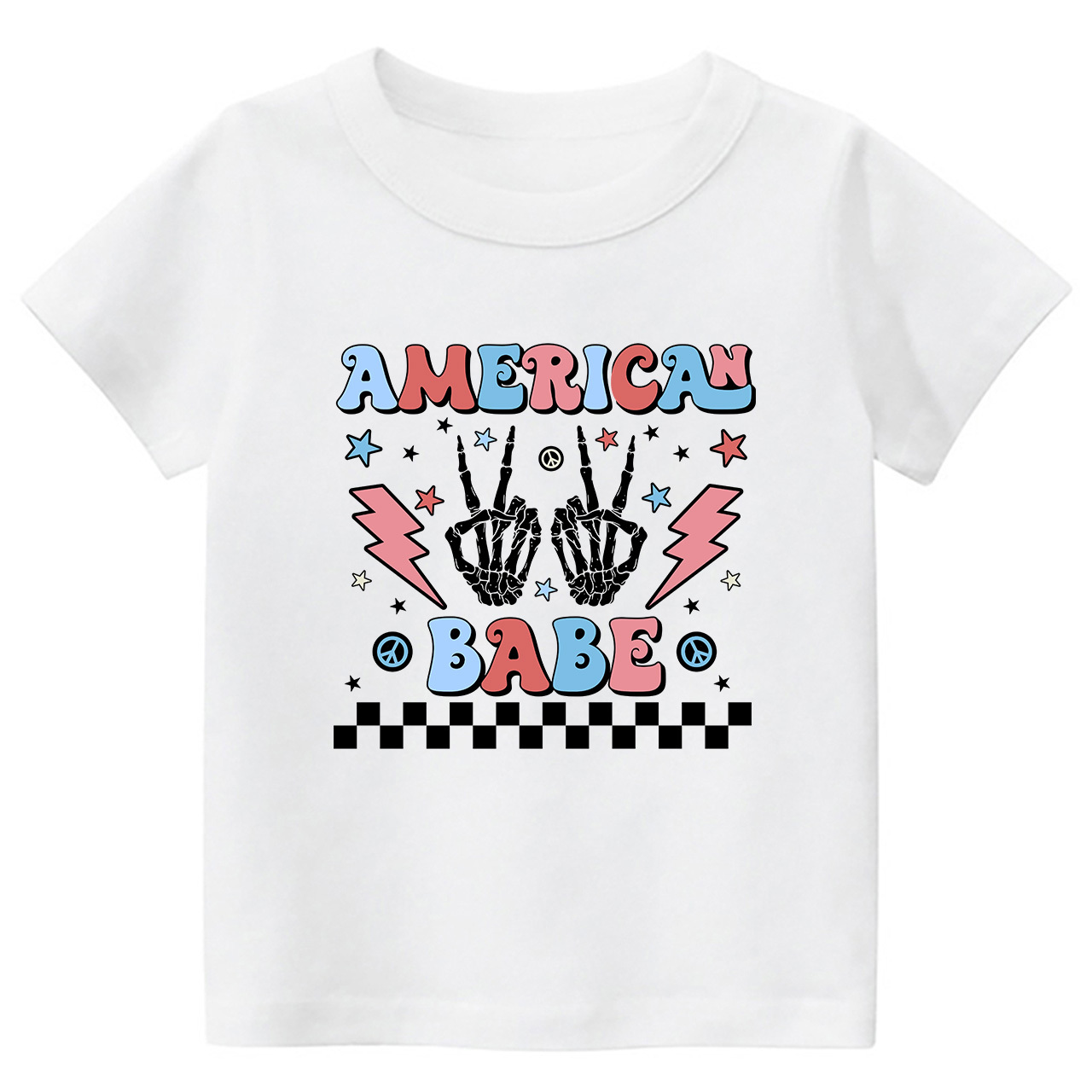Retro American Baby Toddler Tees Sale-Beepumpkin™