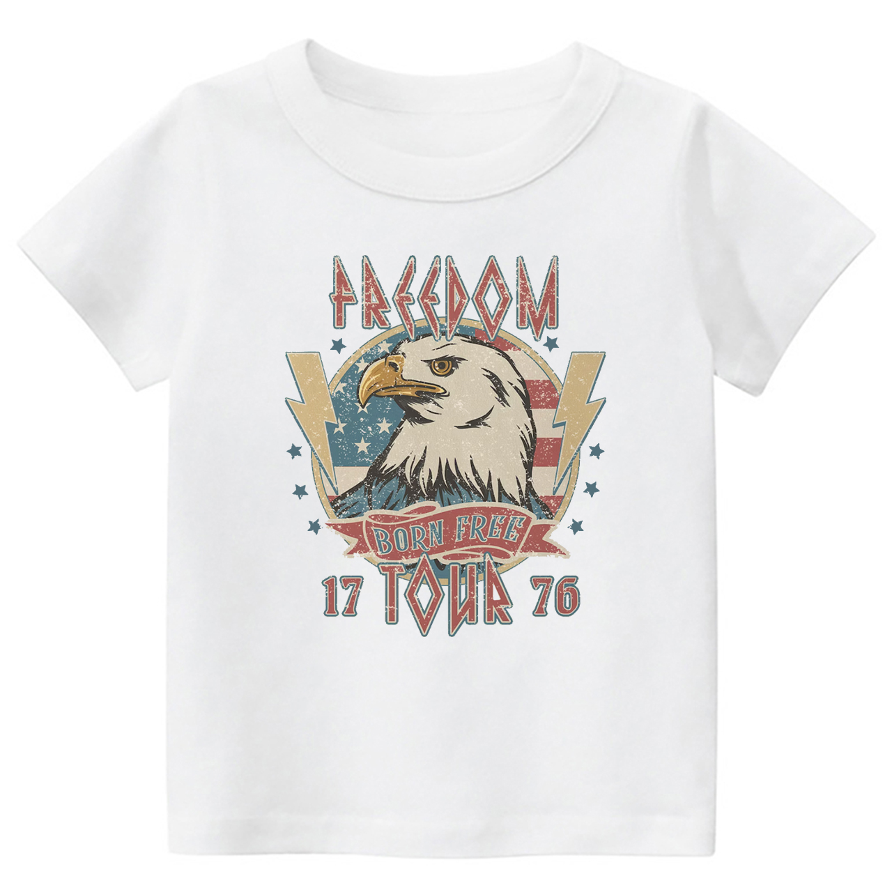 Freedom Born Free 1776 Tour Toddler Tees