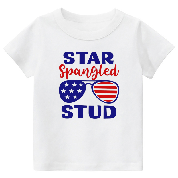 Star Spangled Stud Toddler Tees