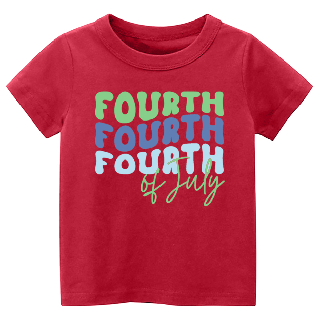 Groovy America 4th Of July Toddler Tees