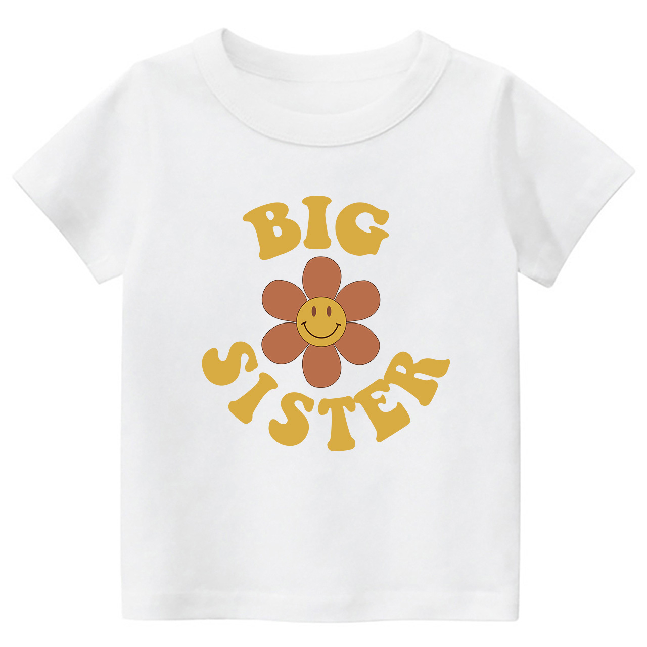 Big Sister Cute Vintage Toddler Shirt