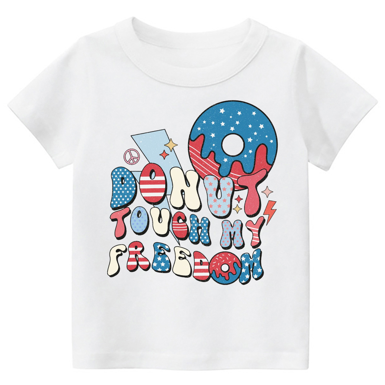 Donut Touch My Freedom Toddler Tee Sale-Beepumpkin™