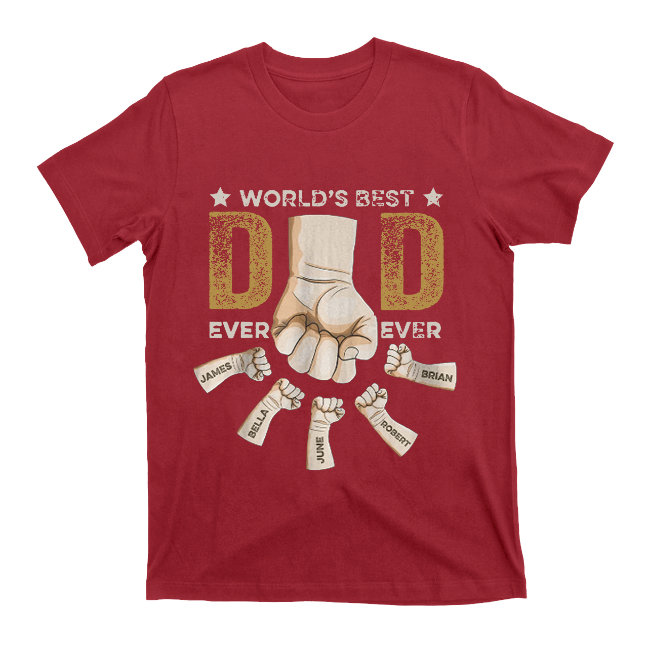 Best Dad Ever Ever PersonzalFather Funny Shirt