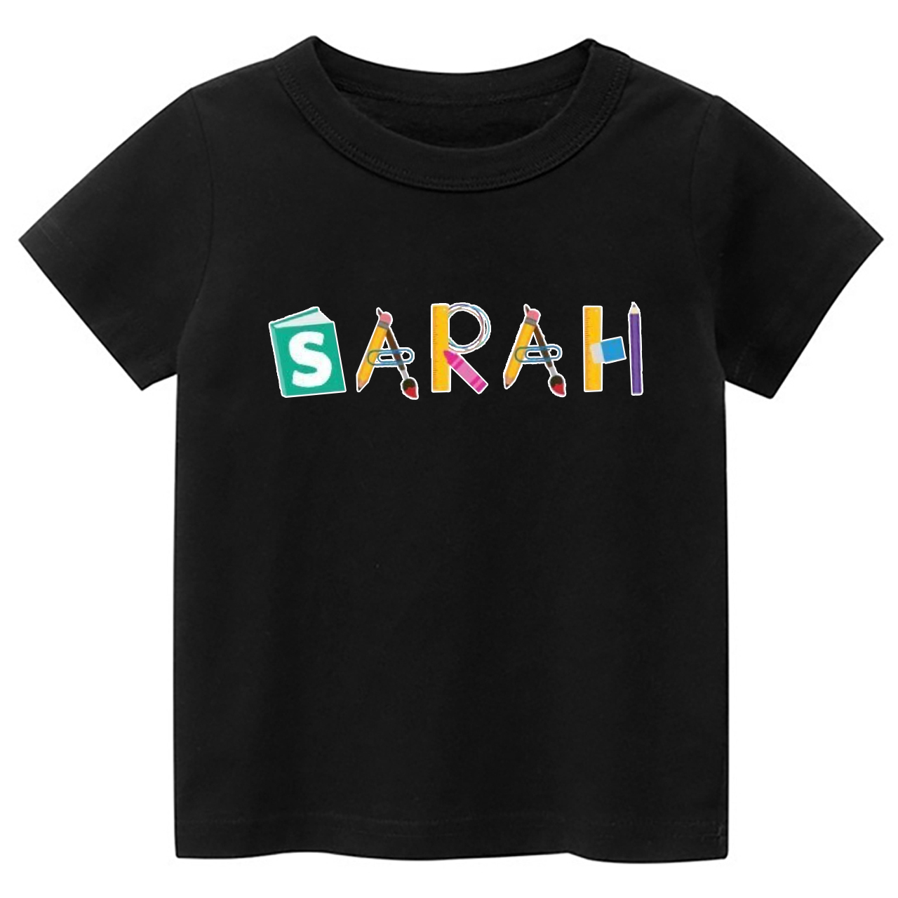 Book Pencil Personalized Back To School Toddler Shirts