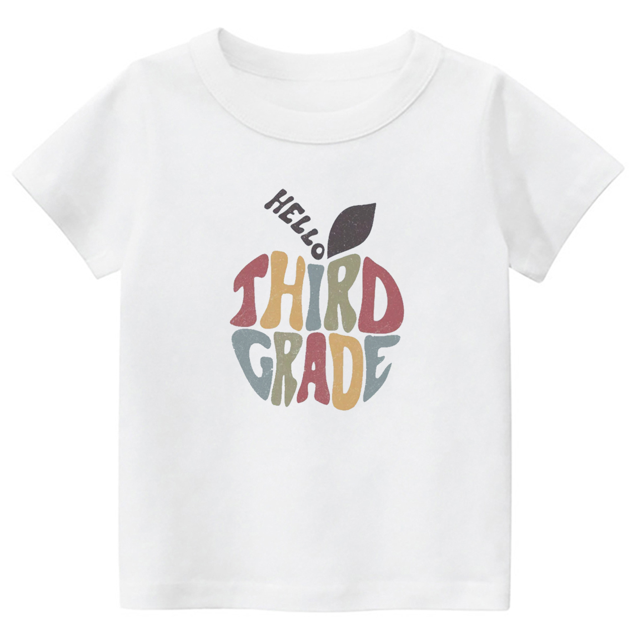 Personalized Hello Third Grade Back To School Toddler Shirts
