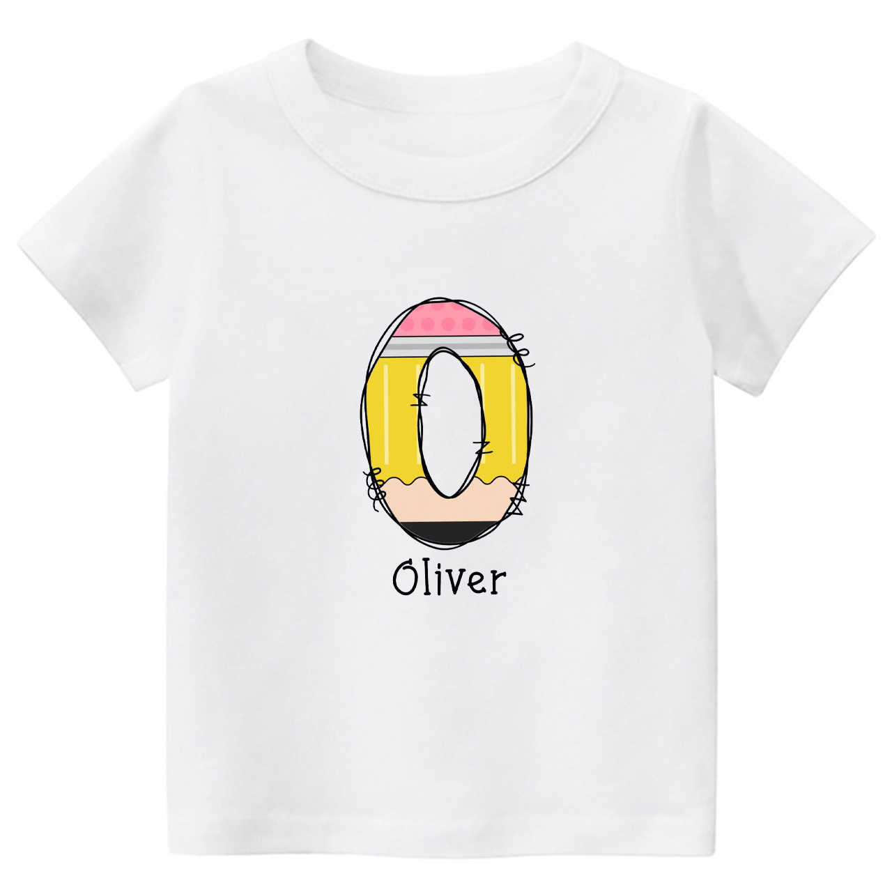 Custom Name Back To School Toddler Shirts