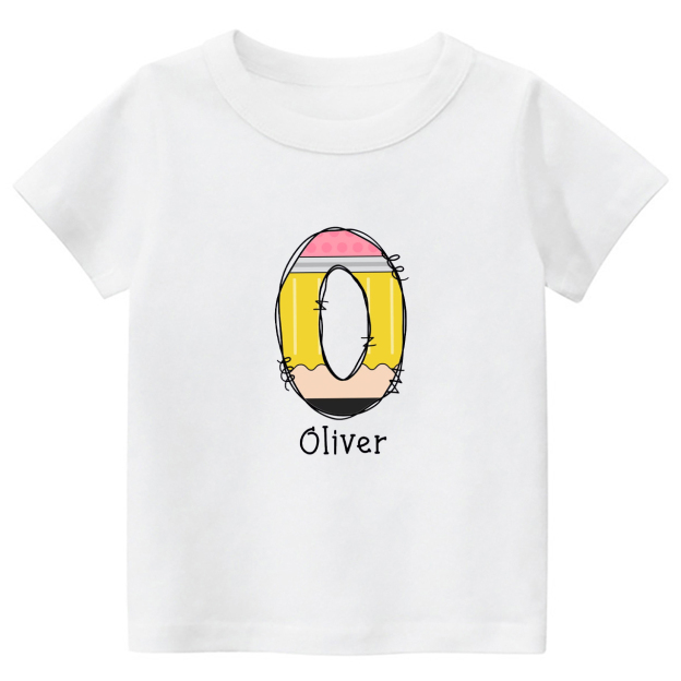 Custom Name Back To School Toddler Shirts