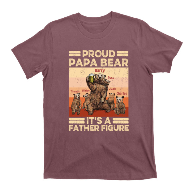 It's A Father Gigure Personzalized Father Funny Shirt