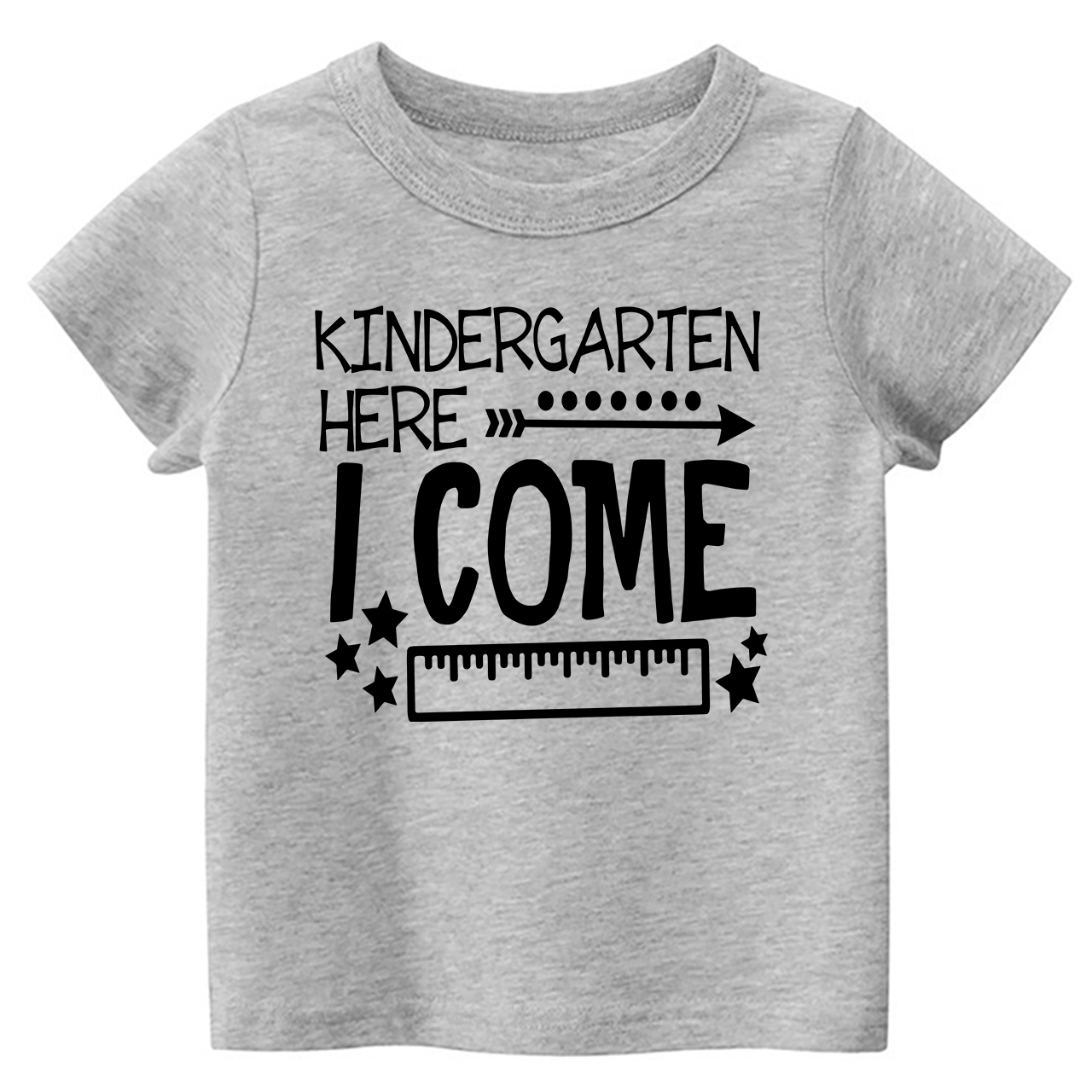 Kindergarten Here I Come Back To School Toddler Shirts