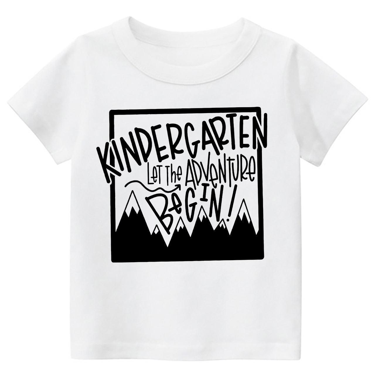 Kindergarten Let The Adventures Begin Back To School Toddler Shirts