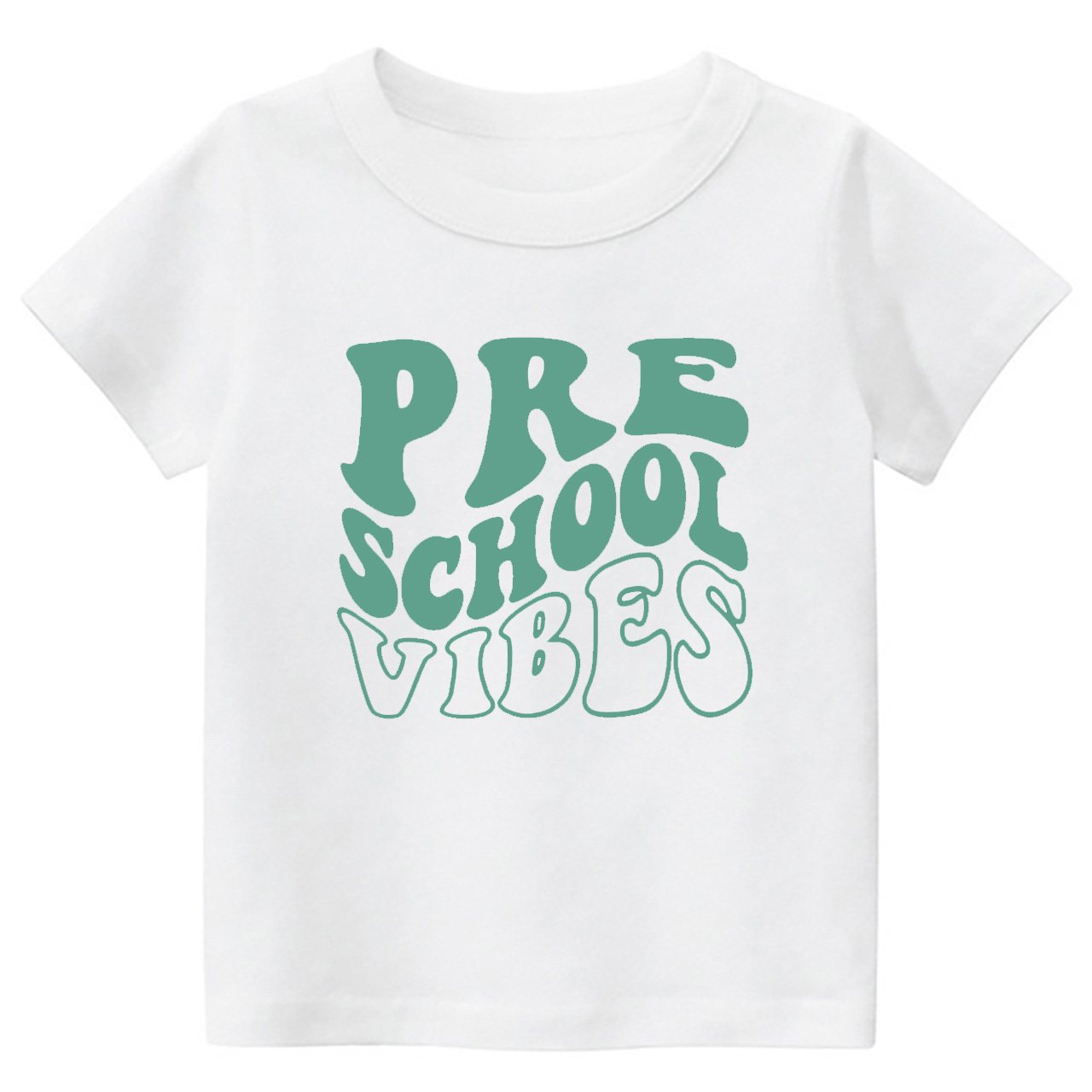 Back to School - Preschool Vibes Kids Shirts