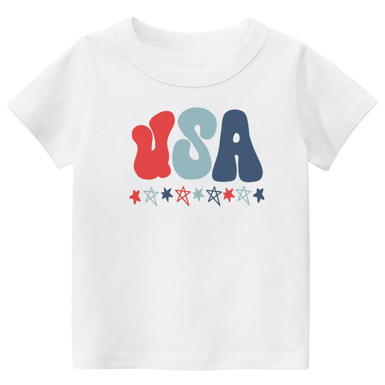USA Stars Independence Day Toddler Shirt