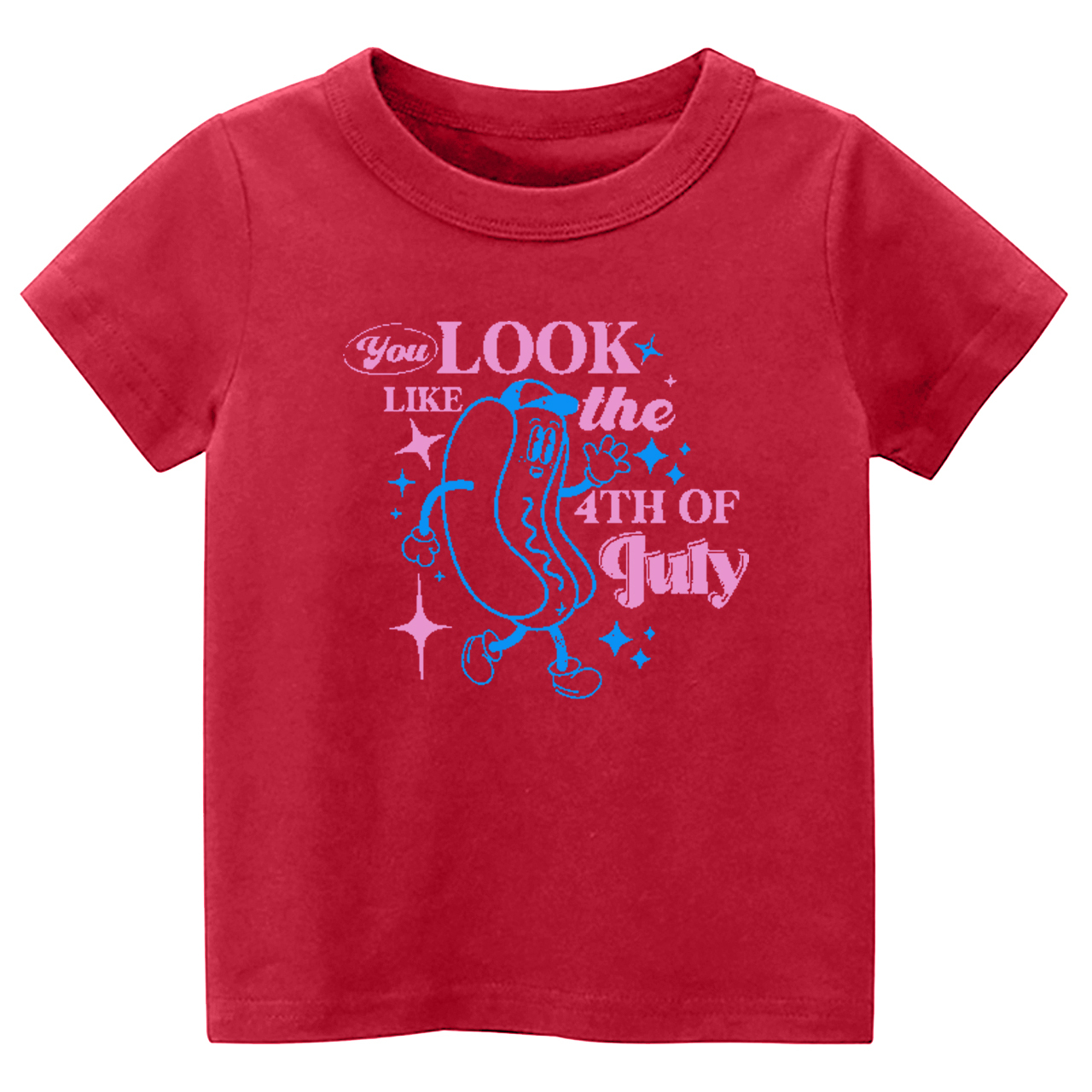 Hotdog Look Like The 4th Of July Toddler Shirt