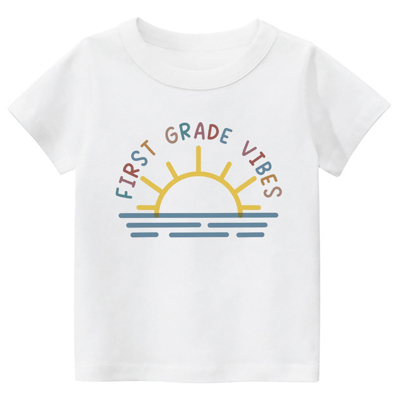First Grade Vibes Back To School Kids Shirt