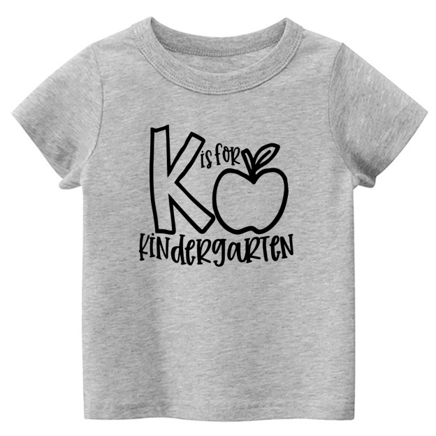 K Is For Kindergarten Student Tees