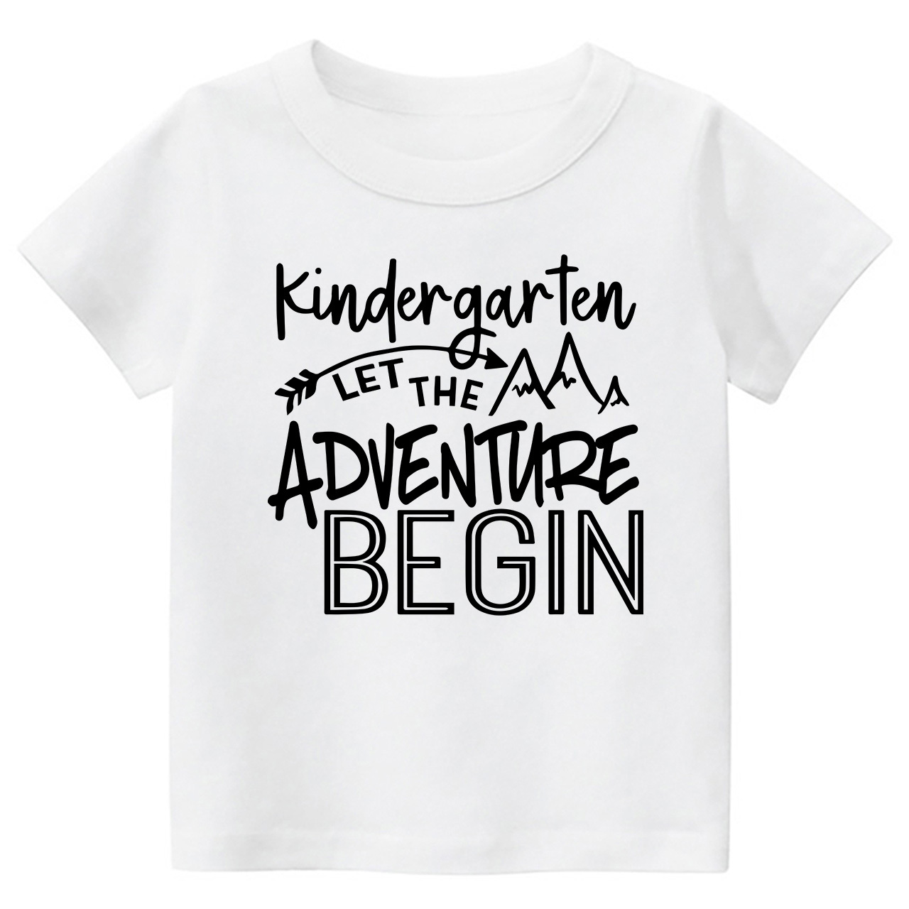 Rainbow Hello Kindergarten-School Shirt For Kids