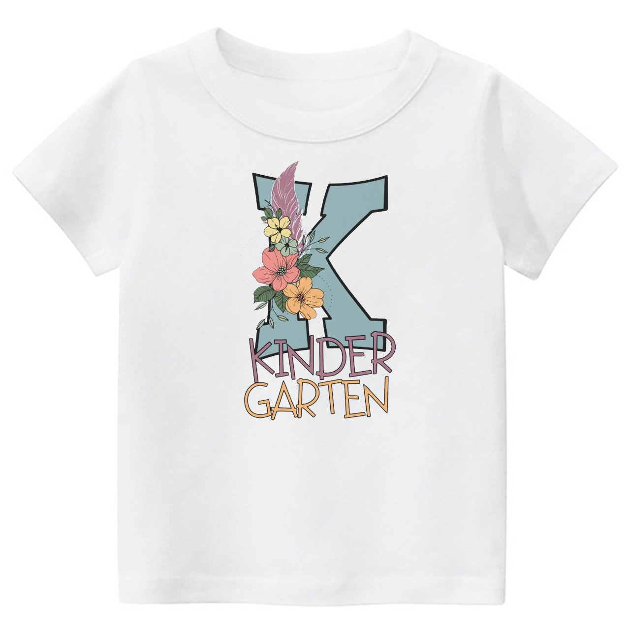 Natural Kindergarten Shirts For School Kids