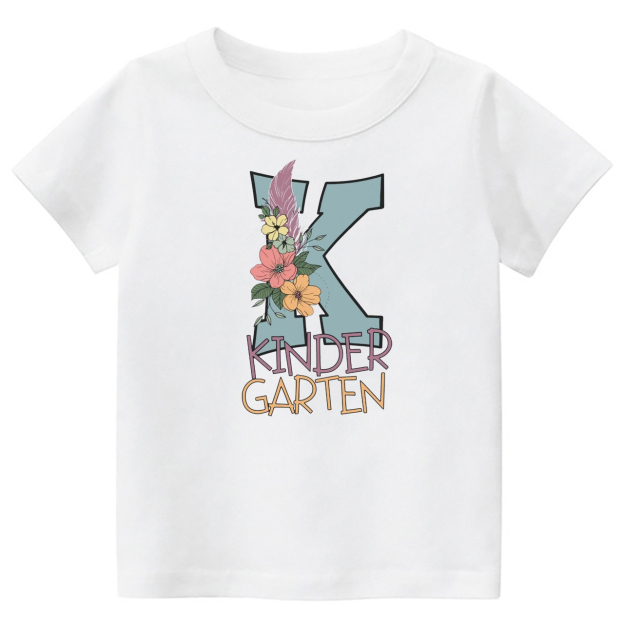 Natural Kindergarten Shirts For School Kids