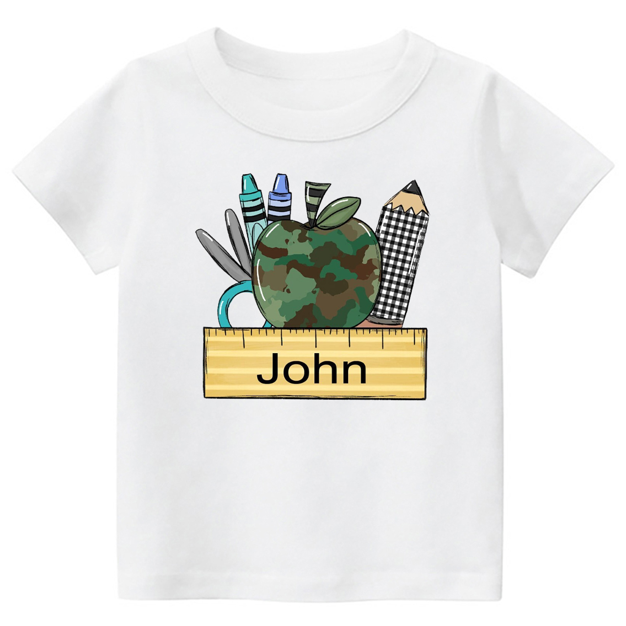 Personalized Ruler Name Kids Shirts