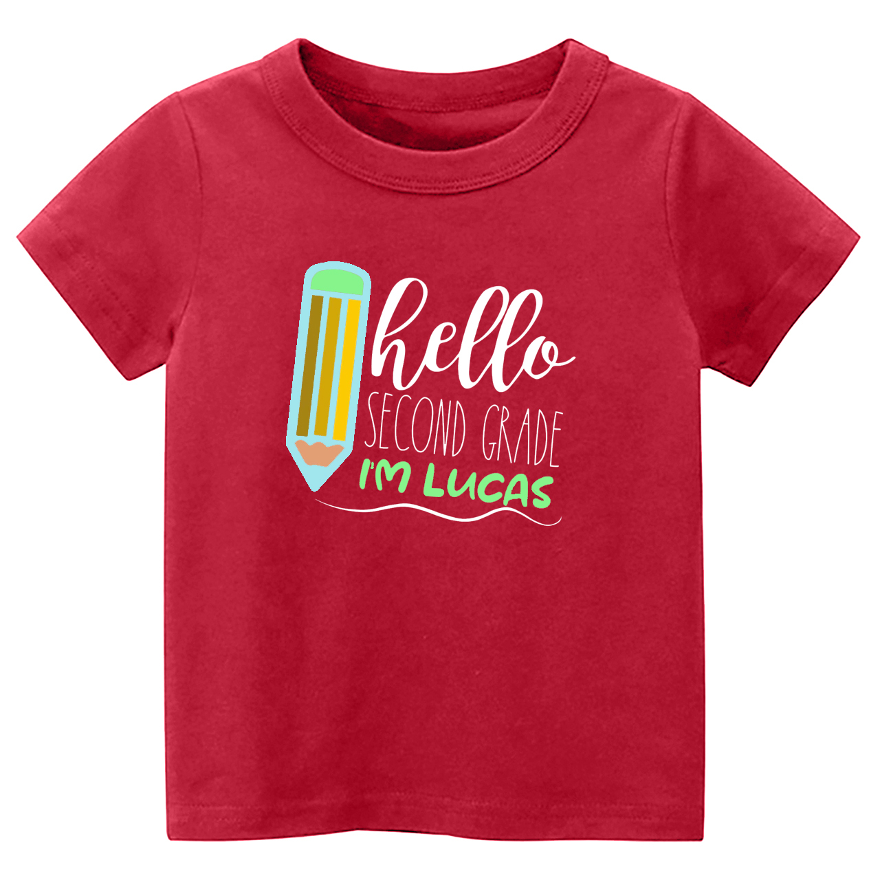 Personalized Hello XX Grade Kids Shirts