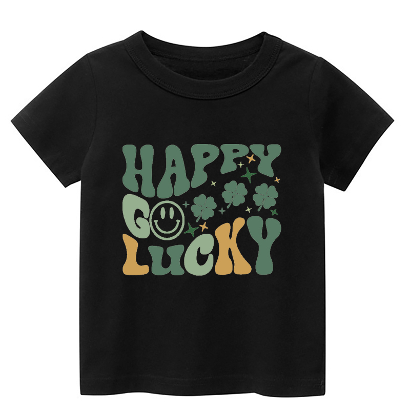 Happy Go Lucky Retro Toddler Shirt