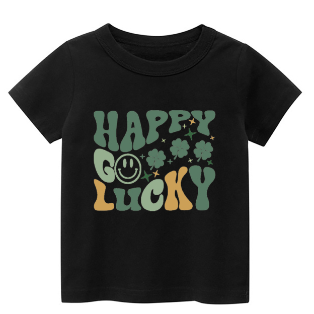 Happy Go Lucky Retro Toddler Shirt