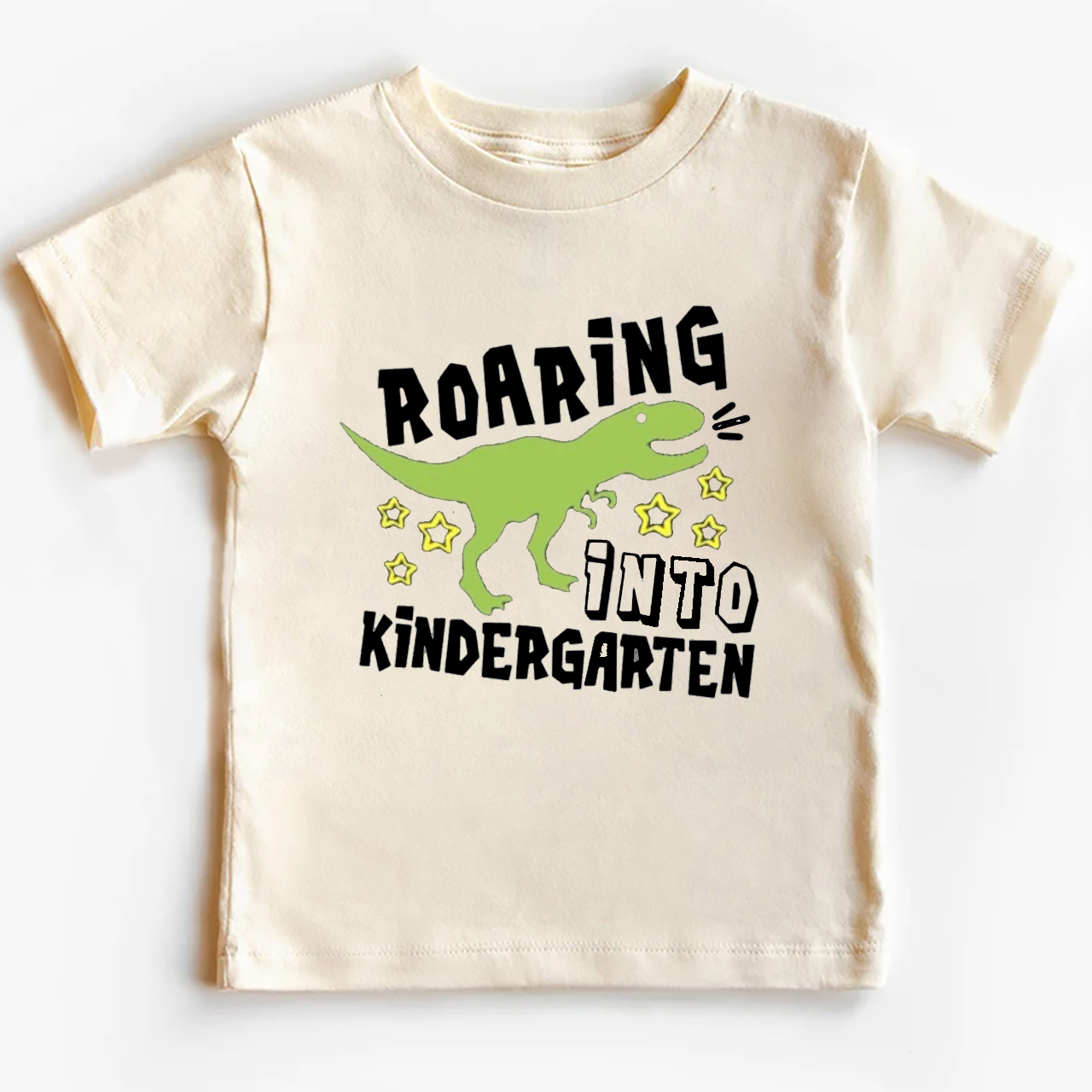 Roaring Into Kindergarten Back To School Kids Shirts