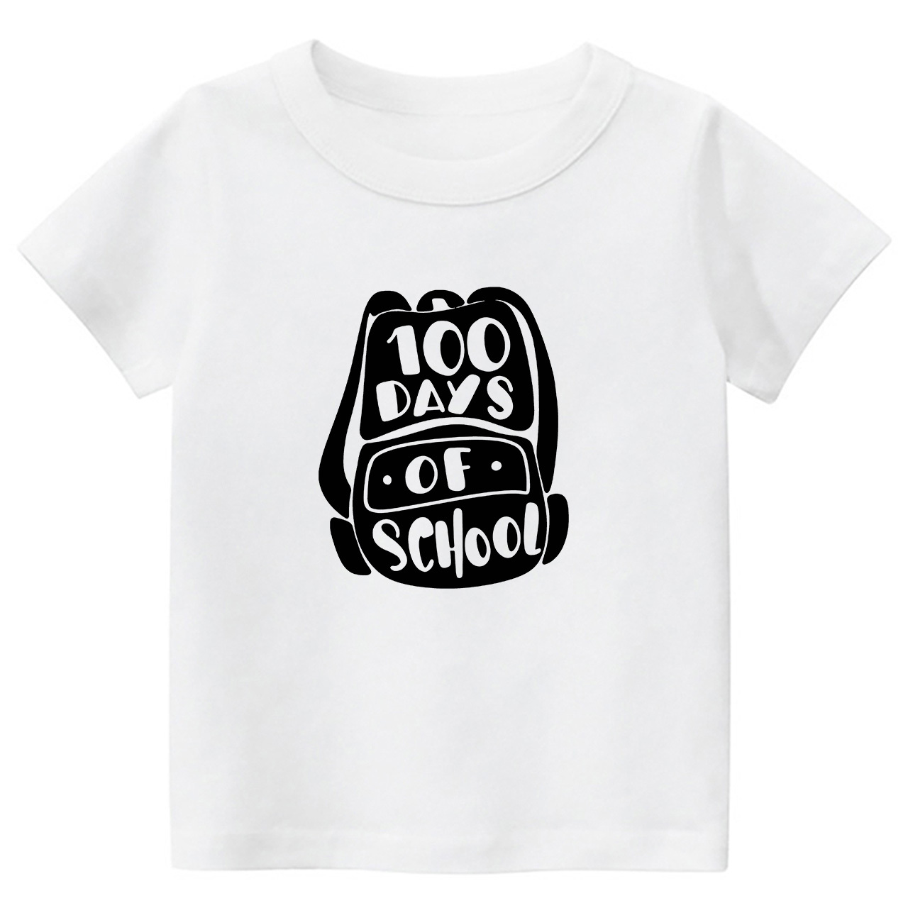 100 Days of School Backpack Kids T-shirts